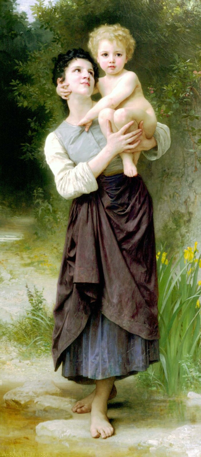 William-Adolphe Bouguereau, Frère et sœur, 1887