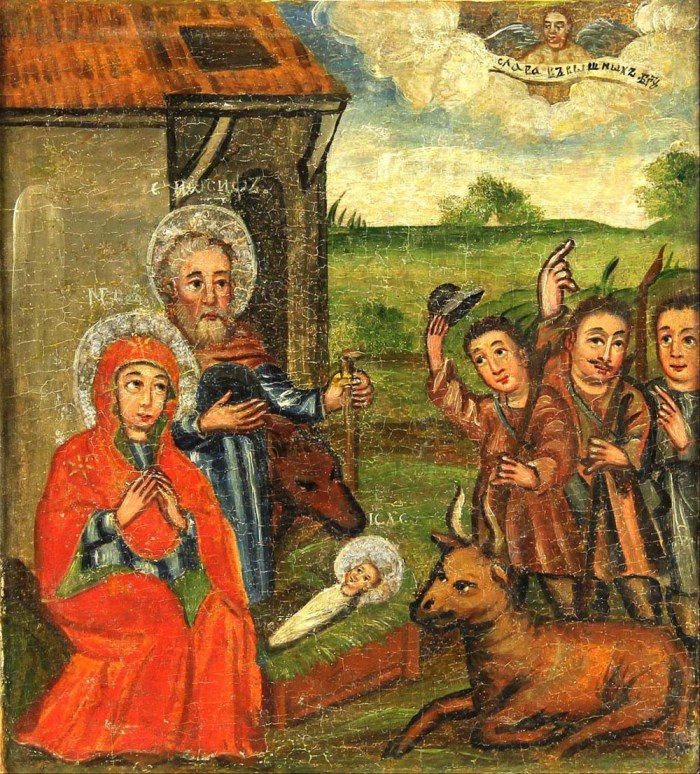 Поклоніння пастухів, Anbetung der Hirten, Region Lemberg, Lwiw, 1650 bis 1700