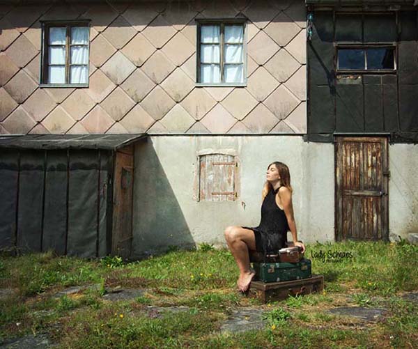 Lady Schnaps, Suitcases & Goldfishes – Liézey, featuring Mélanie, Vogesen August 2013