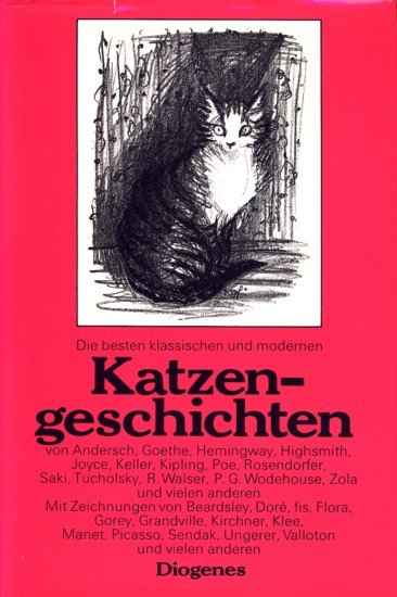 Die besten klassischen und modernen Katzengeschichten, Diogenes 1973, Cover