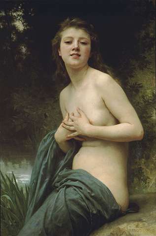 William-Adolphe Bouguereau, La brise du printemps, 1895