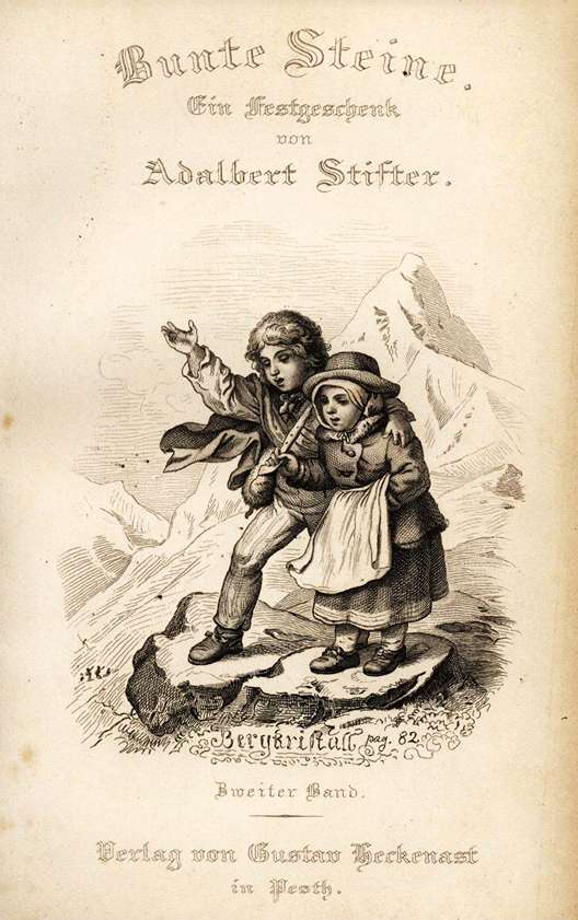 Ludwig Richter, Frontispiz zu Adalbert Stifter, Bunte Steine, 1853, Band 2