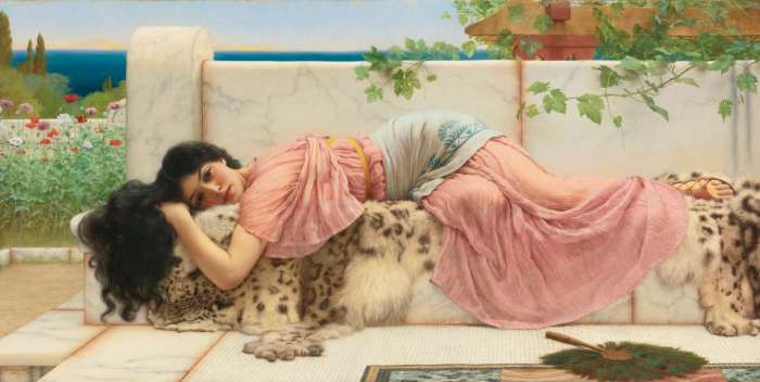 John William Godward, When the Heart Is Young, 1902